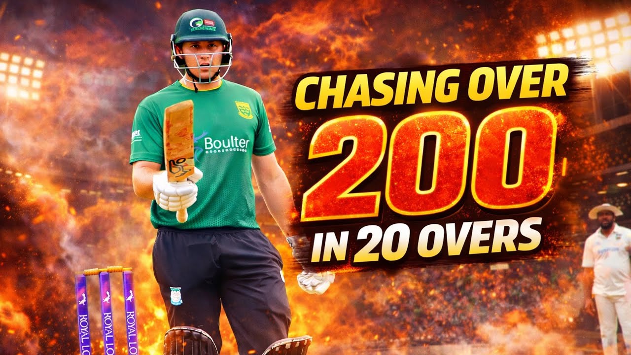 CHASING 208 IN 20 OVERS! | T20 Cricket Match Highlights