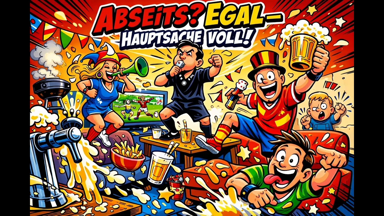 Abseits? Egal – Hauptsache voll | Fußball Party Song | WM 2026