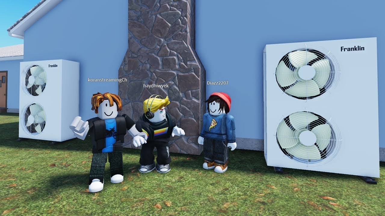Air Conditioner Suburban Game with My Friends | Roblox