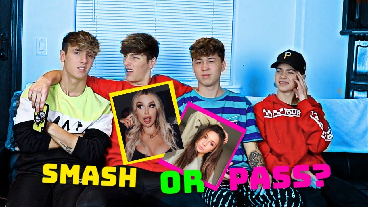 SMASH or PASS (Youtuber edition) Ft. Bryce Hall, Joey Birlem, & Tayler Holder