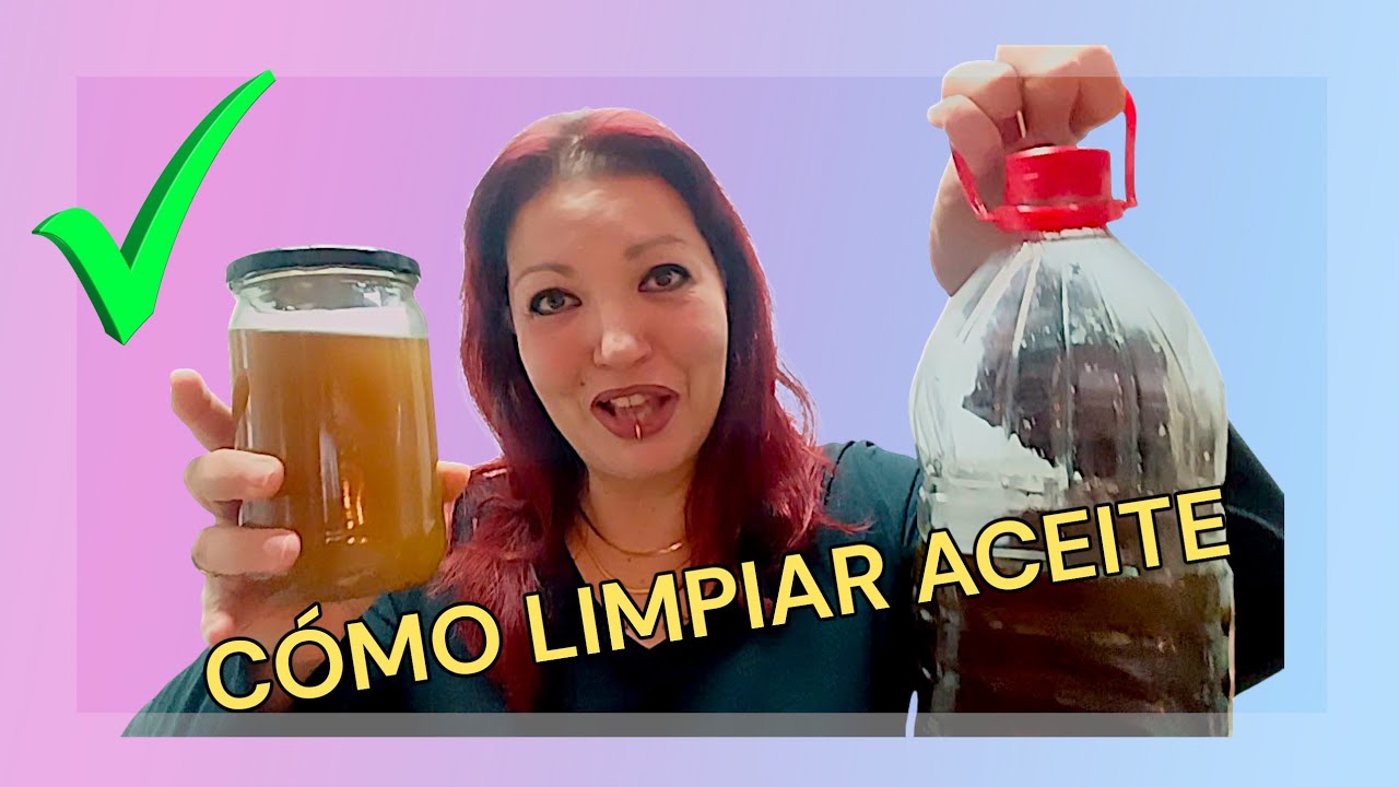 👌ACEITE LIMPIO EN 5 MINUTOS... | CON MAICENA👌
