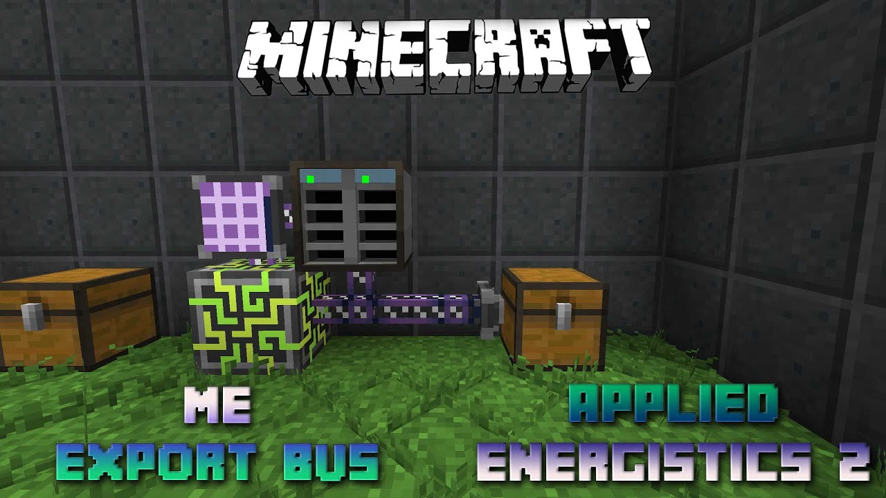 ME Export Bus 📀 Minecraft Applied Energistics Tutorial 📀 Deutsch / German 📀 #Minecraft