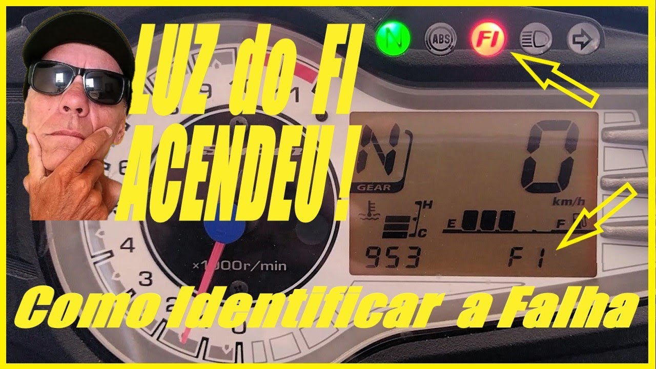 Como fazer um Jump para identificar código de erro no painel. Suzuki VStrom. Luz FI acesa.