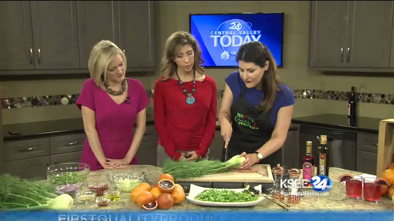 1st Quality Produce's Blood Orange & Fennel Segment on Valley Delicious of Fresno, CA