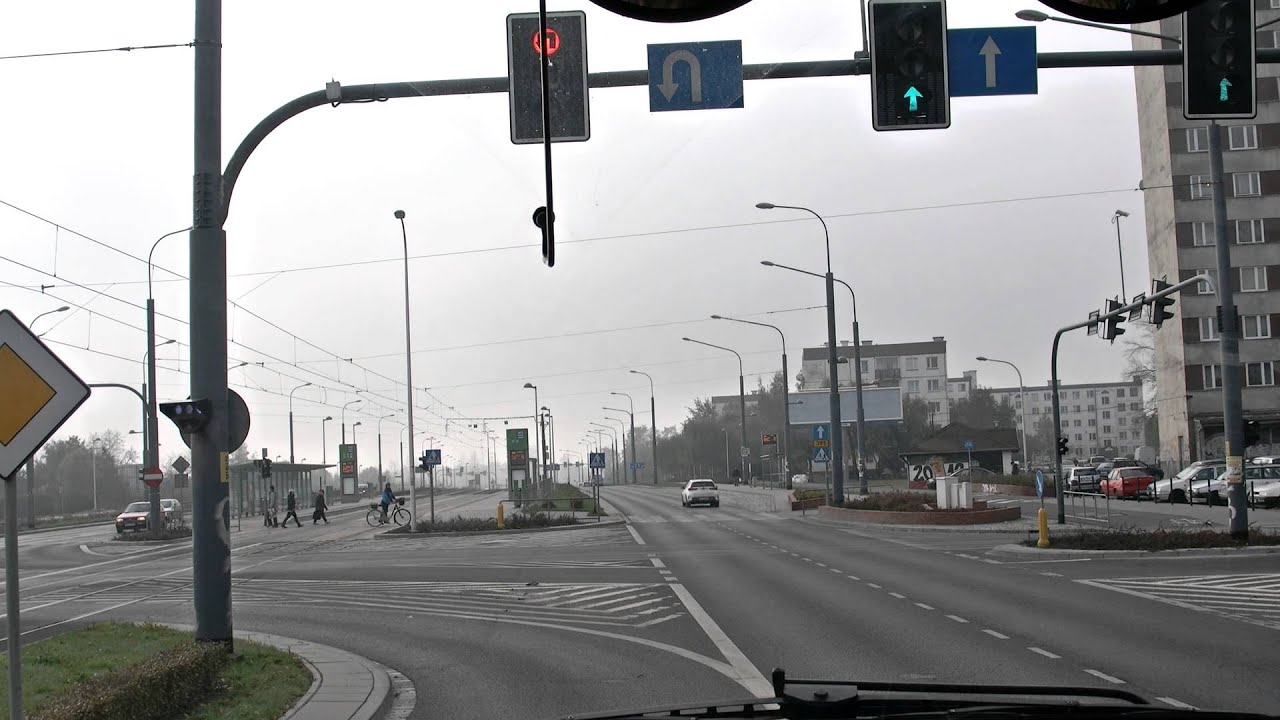 Zawracanie na Bardzkiej we Wrocławiu w strefie egzaminacyjnej we Wrocławiu