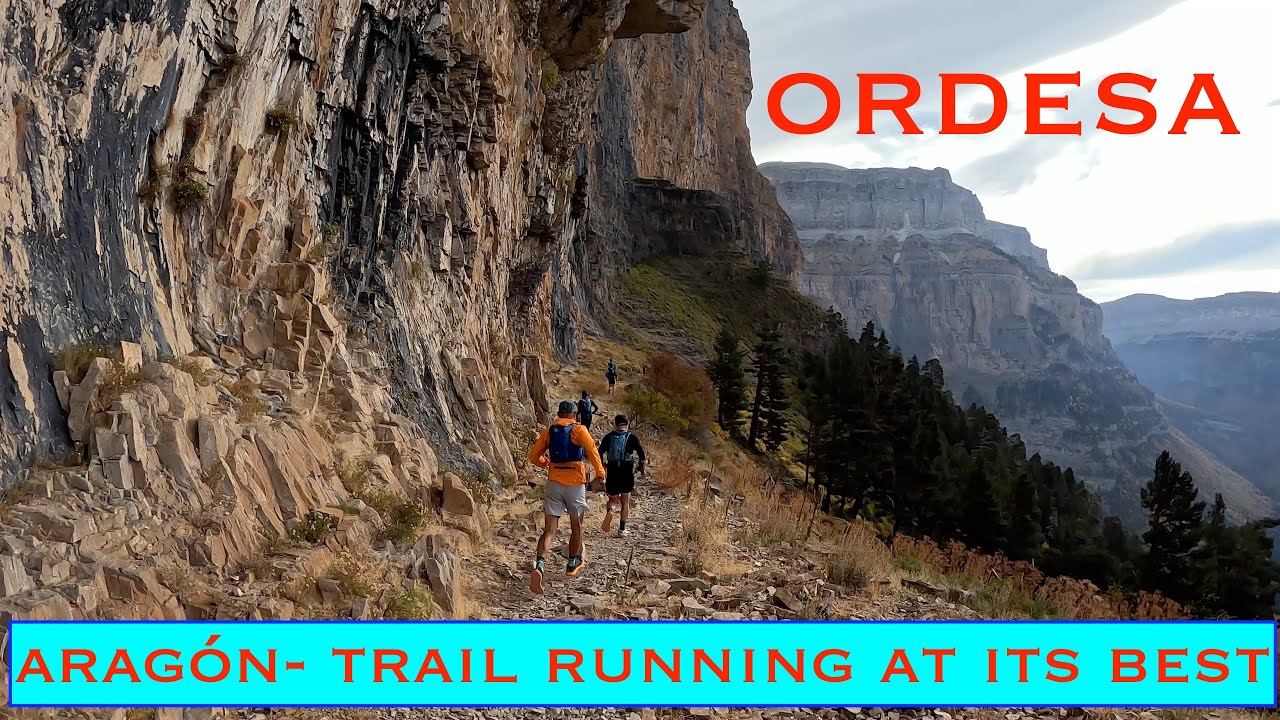Autumn trail running in Ordesa
