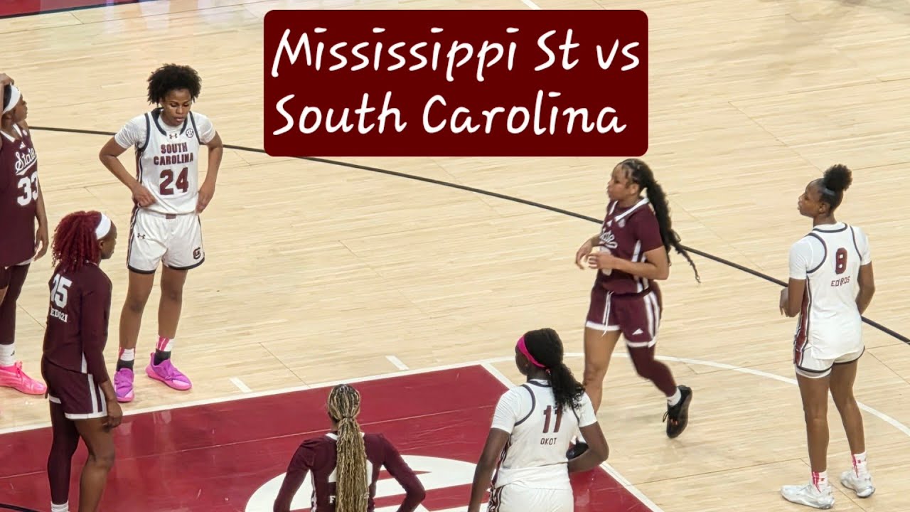 Mississippi State vs South Carolina Gamecocks Women's Basketball | Fan Experience 