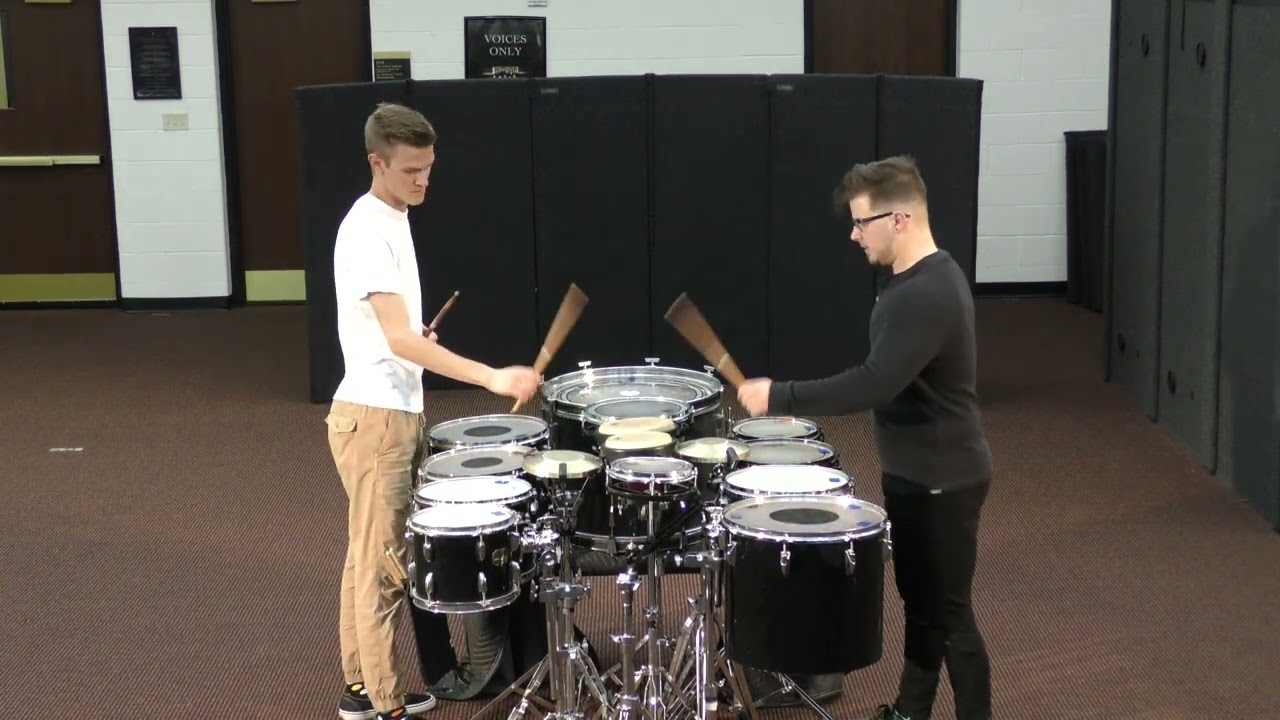 Lindenwood University Percussion Ensemble: Eight on 3 and Nine on 2, by Robert Marino
