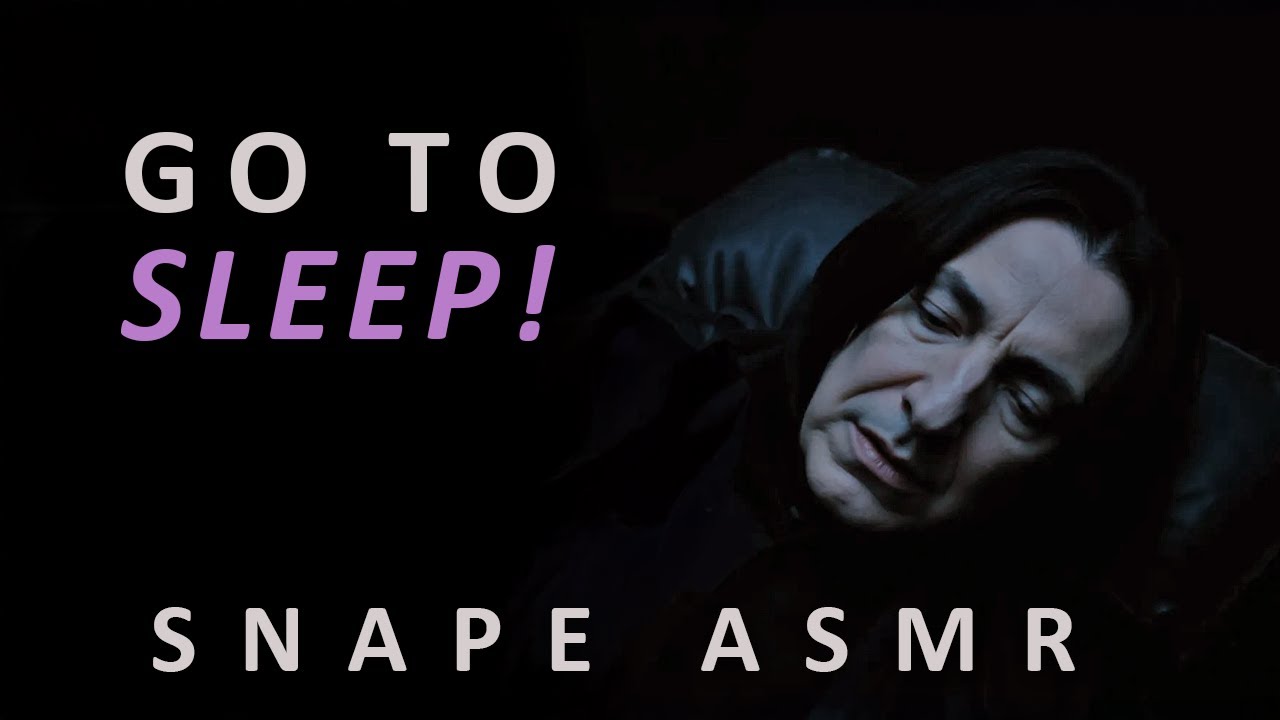 ASMR fall asleep with Severus Snape 😴💤(1Hr) of snuggles