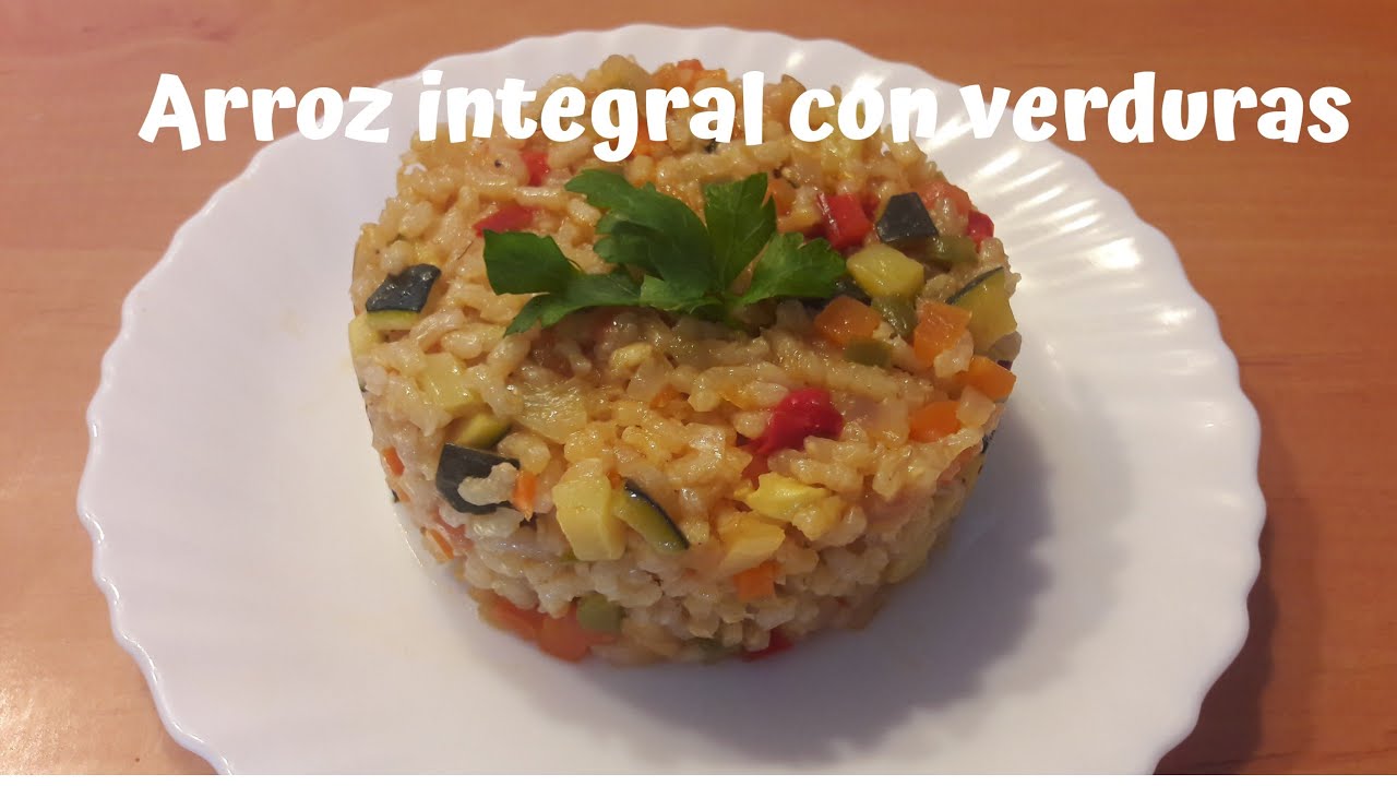 ARROZ INTEGRAL CON VERDURAS