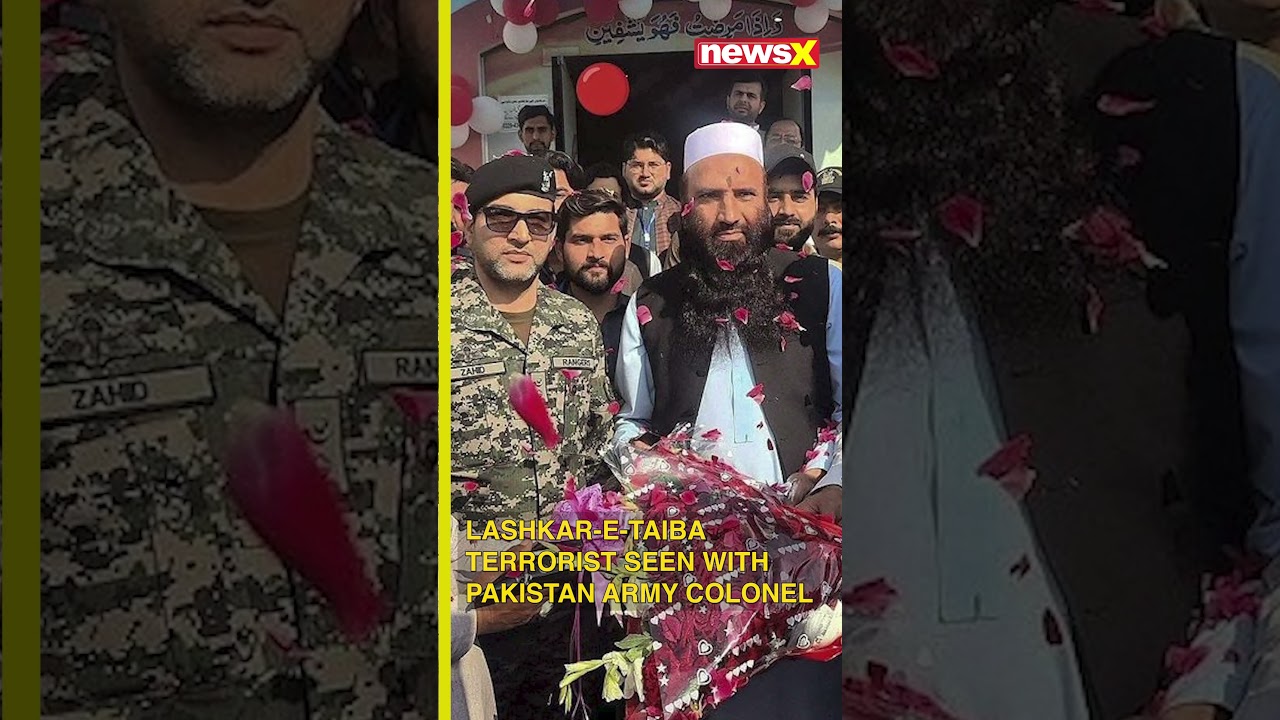 Lashkar-e-Taiba Terrorist Seen with Pakistan Army Colonel