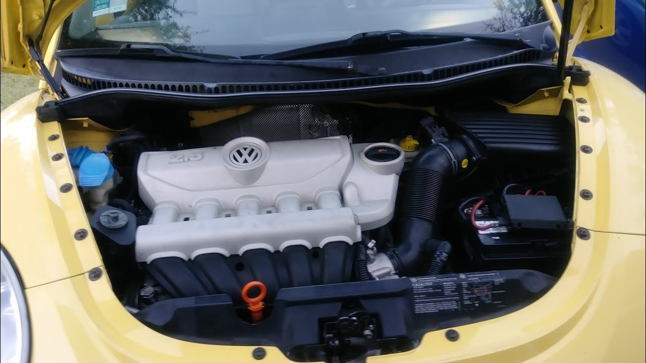 VW NEW BEETLE OIL CHANGE