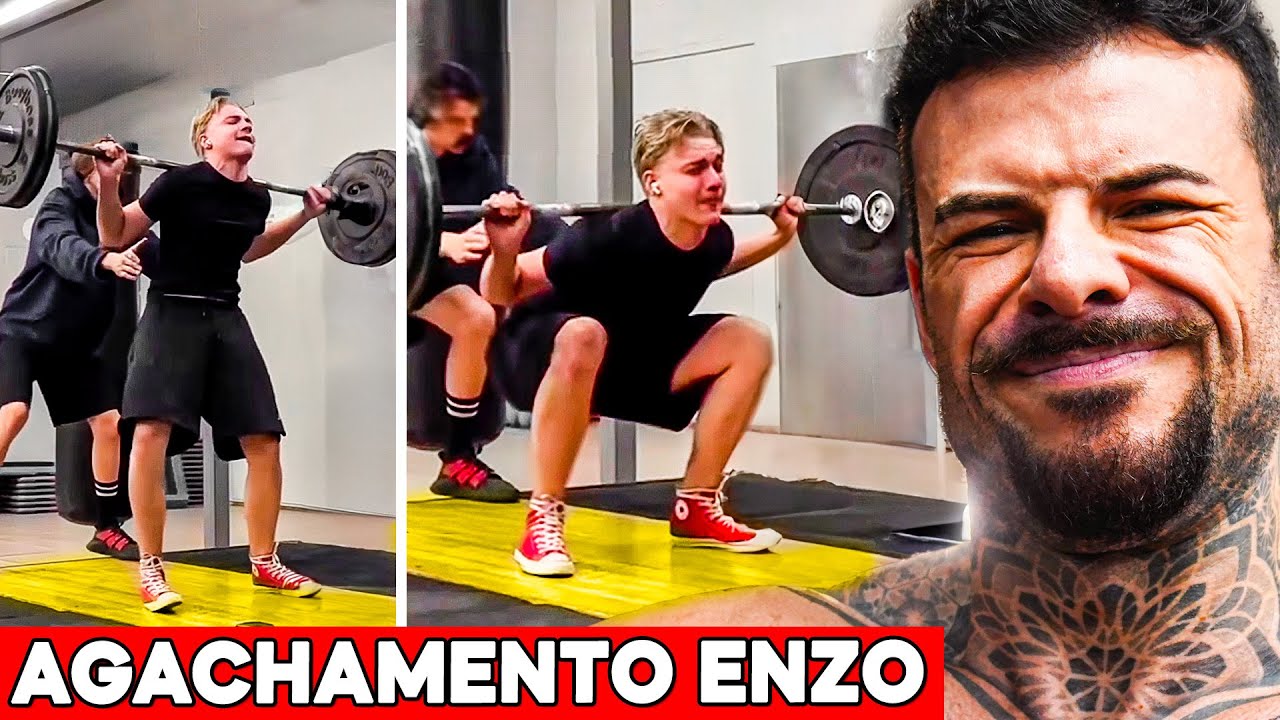 Enzos Passando Vergonha na Academia