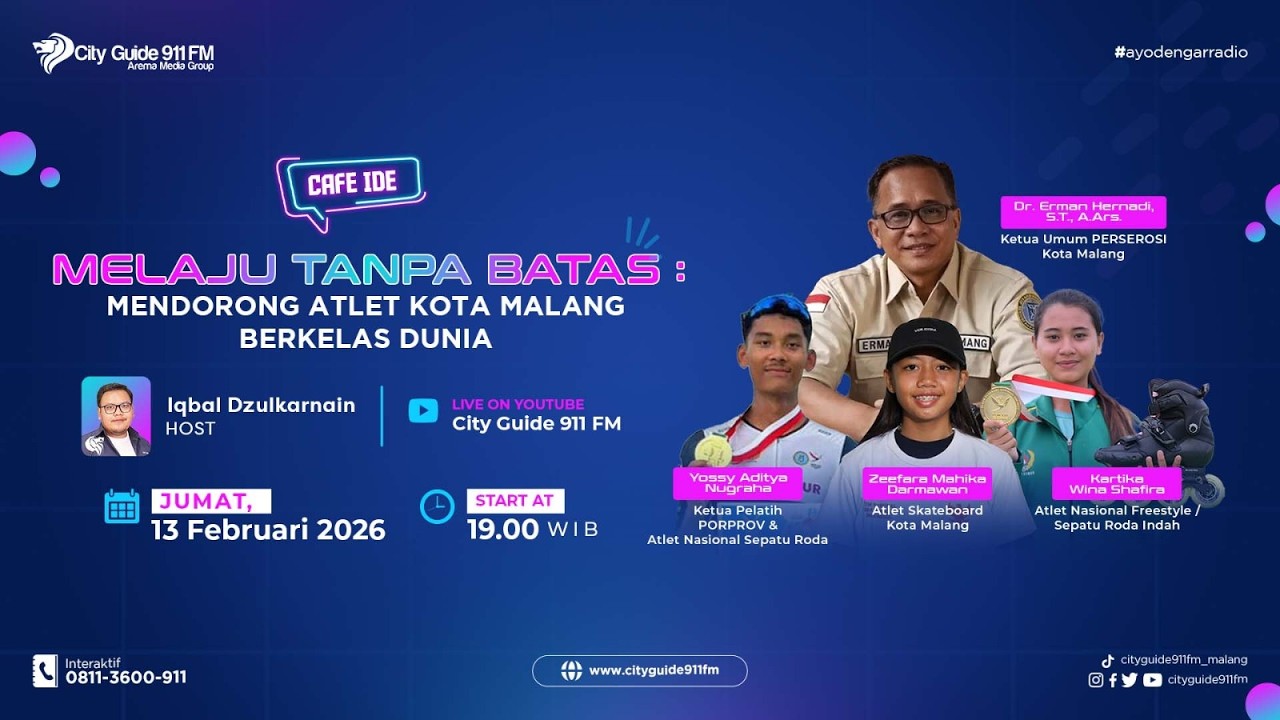 Cafe Ide - Melaju Tanpa Batas: Mendorong Atlet Kota Malang Berkelas Dunia