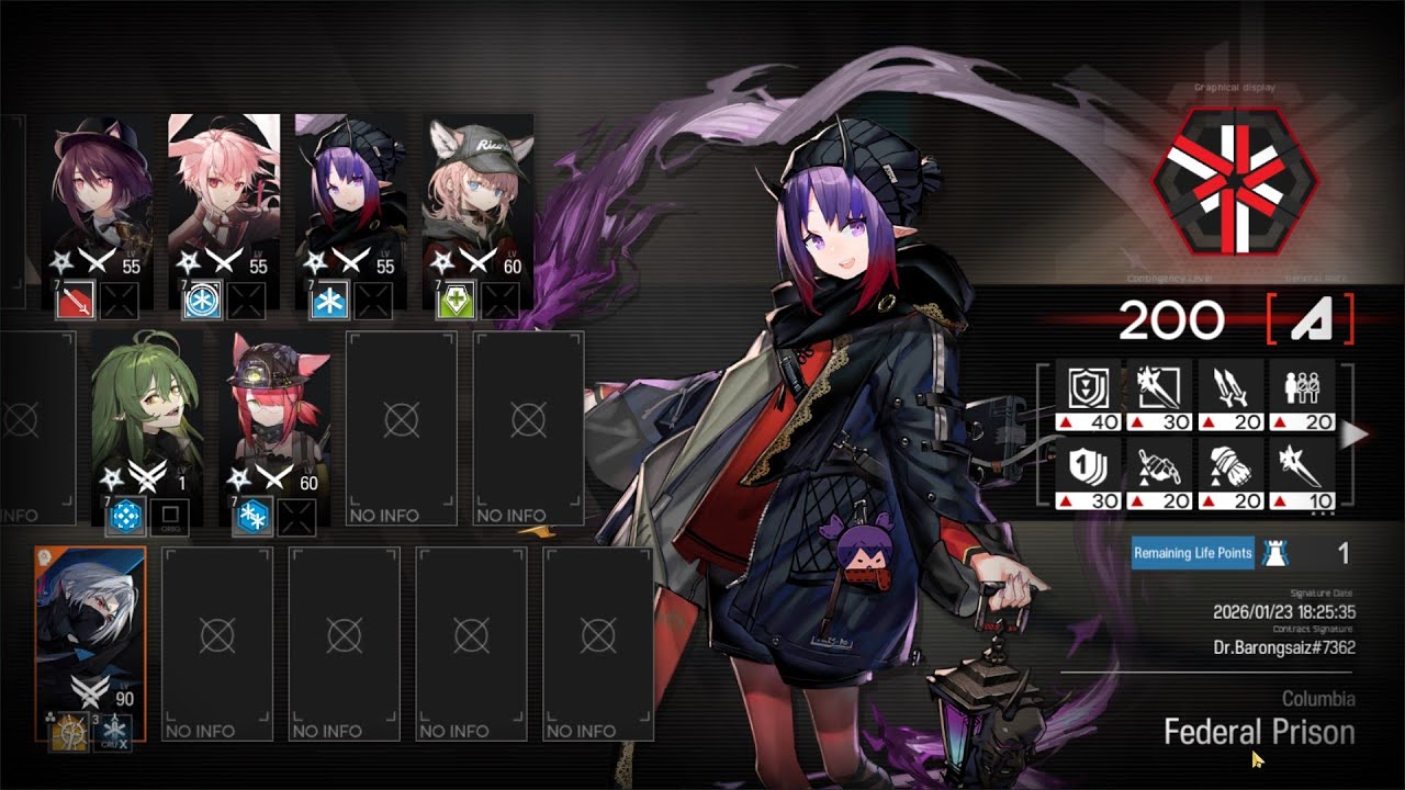 ⟁明日方舟/アークナイツ/Arknight⟁ -░Federal Prison 200░ - Strategy Gameplay 1 Core Ops