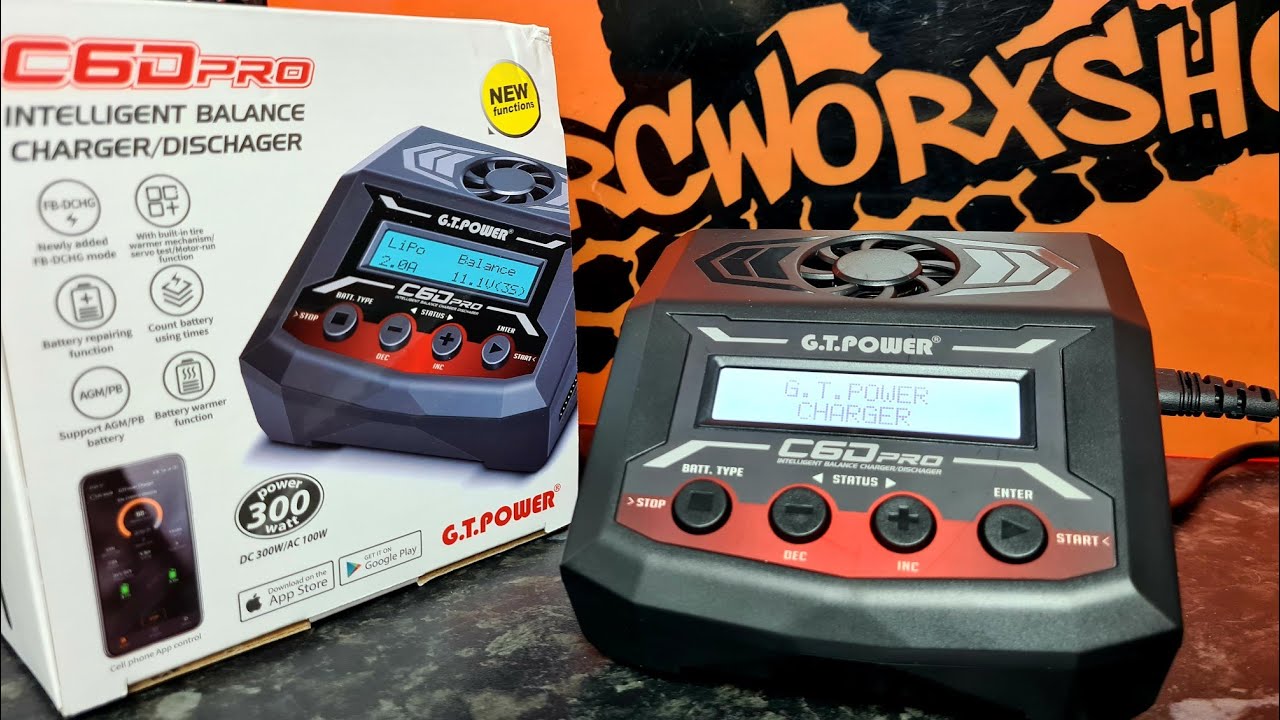 RC BATTERY CHARGER GT POWER C6D PRO