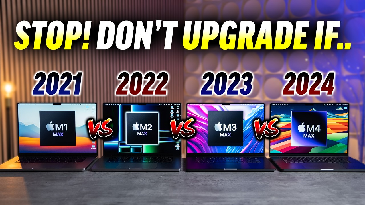 M4 Max vs M1/M2/M3 Max MacBook Pro - ULTIMATE COMPARISON