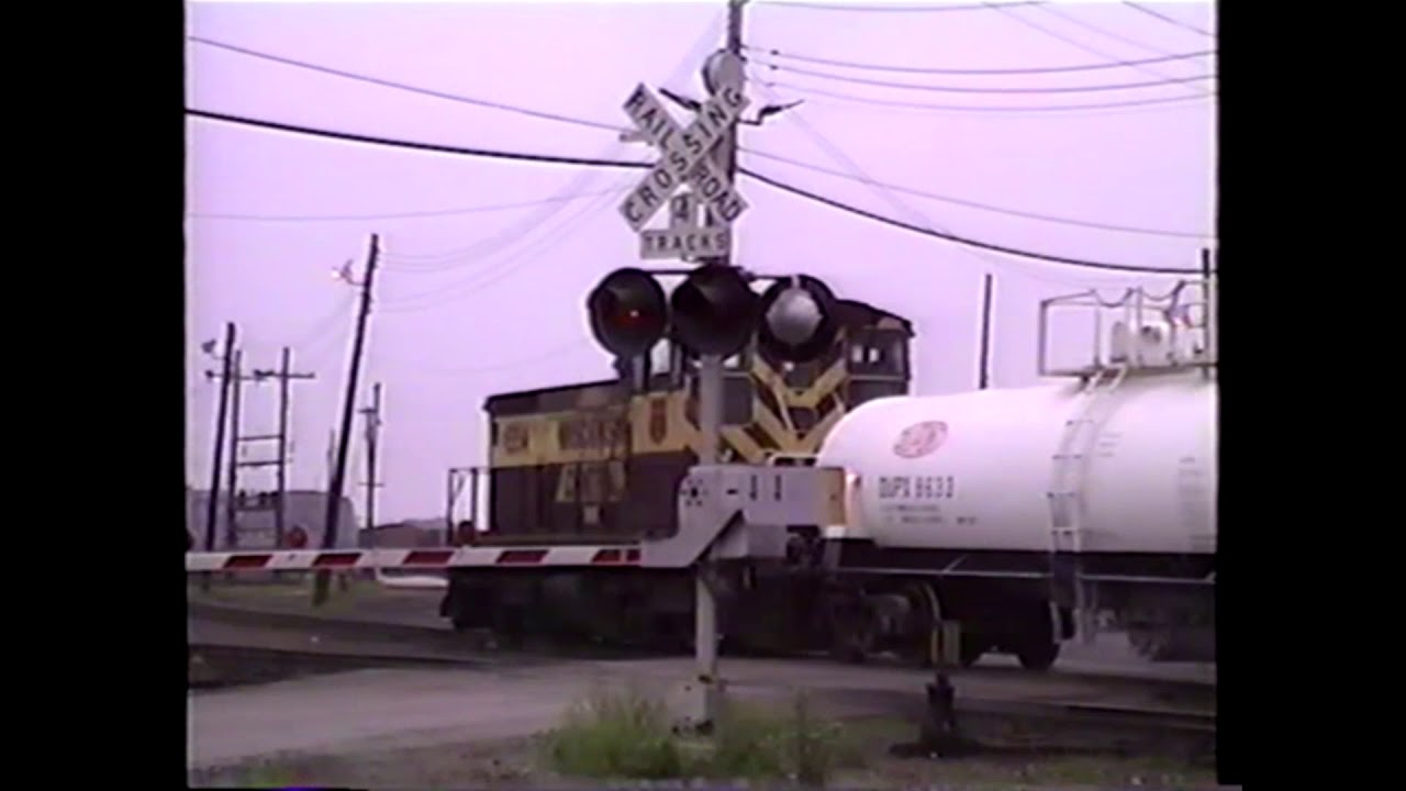 Fox River Valley and Wisconsin Central at Fondu Lac, Wisconsin August, 1990