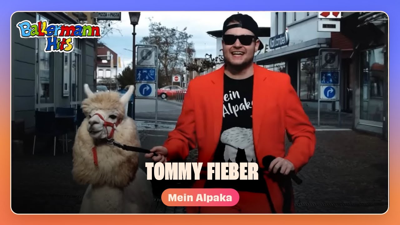 Tommy Fieber - Mein Alpaka (Offizielles Musik Video)
