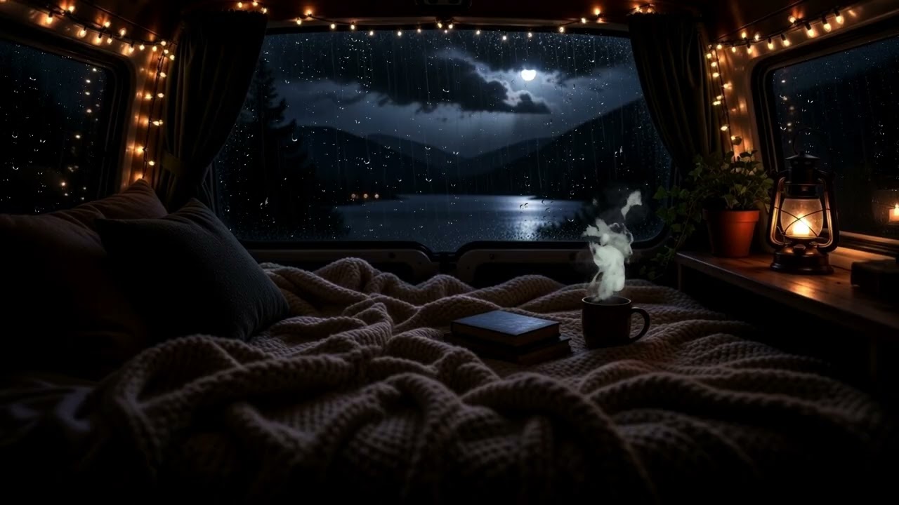 8 Hours of Rain on Car Roof – Deep Sleep Sounds