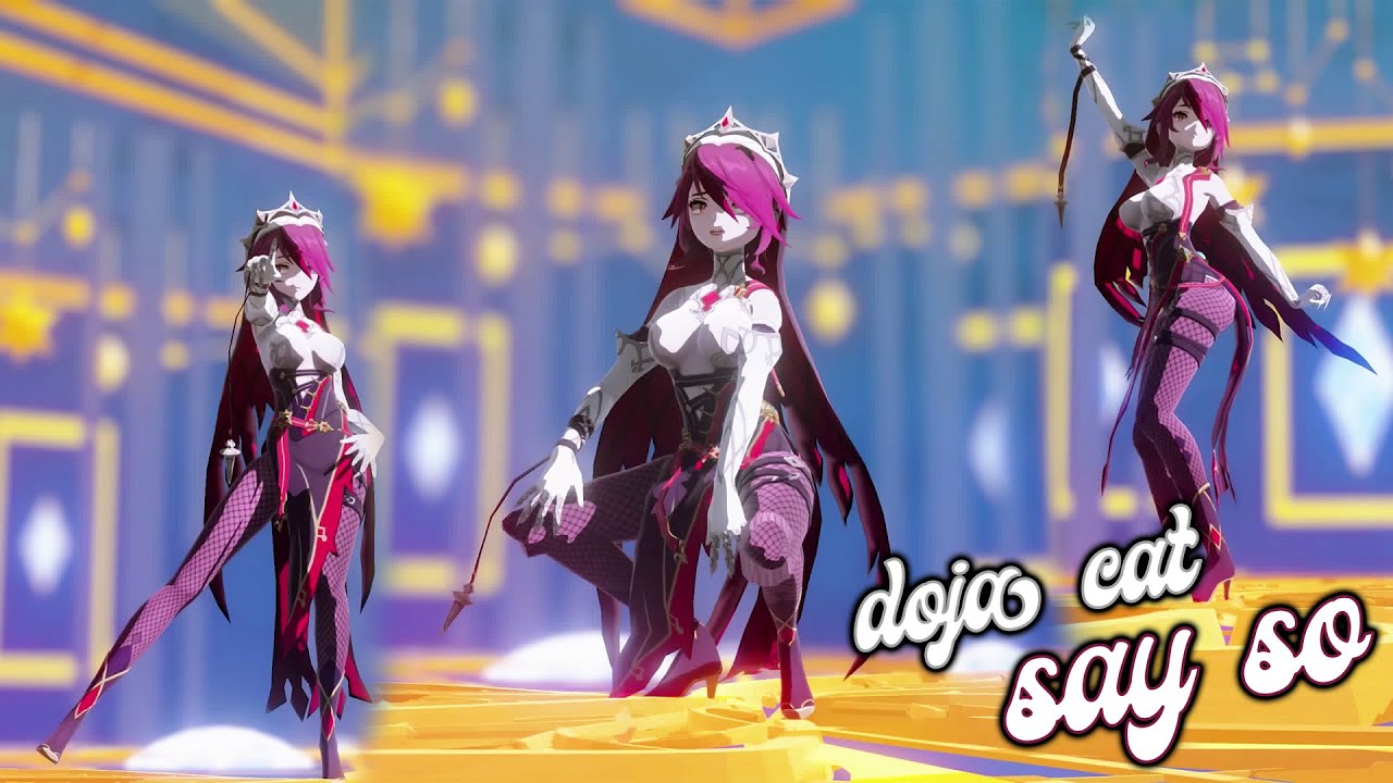Have You Seen Rosaria Dance? Doja Cat - Say So | [Genshin Impact  MMD/2K/60FPS]