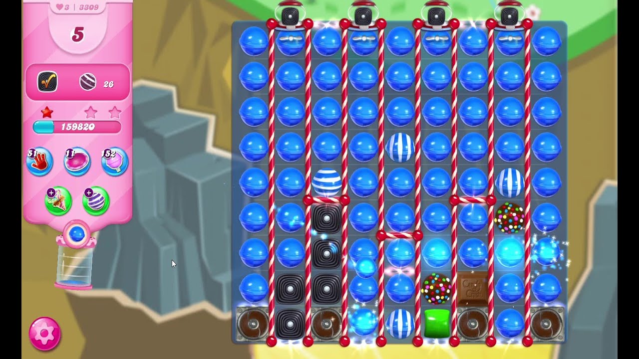 Candy Crush Saga Уровень 3309 ВСЯ БЛЮЗА