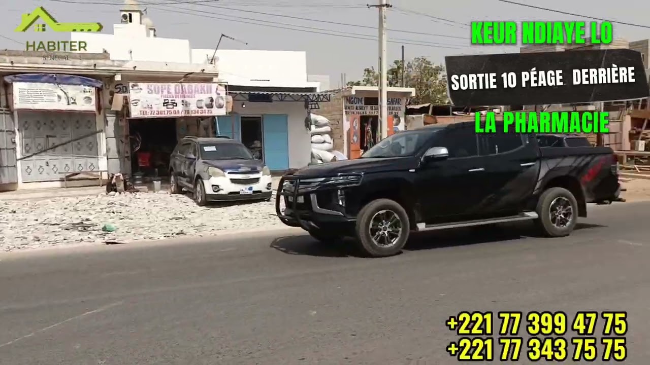 PROJET IMMOBILIER : TERRAIN 200 M2 À VENDRE À KEUR NDIAYE LO