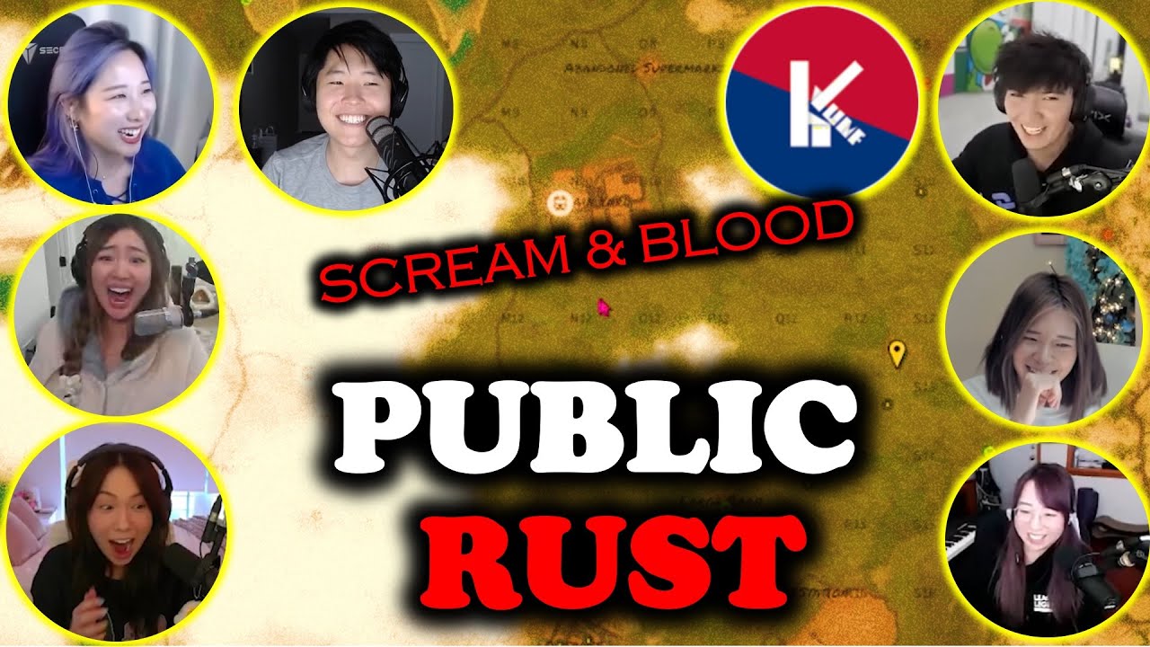 OTV & Friends play Public Rust Server went CHAOTIC | ft. hJune, Disguised Toast & more
