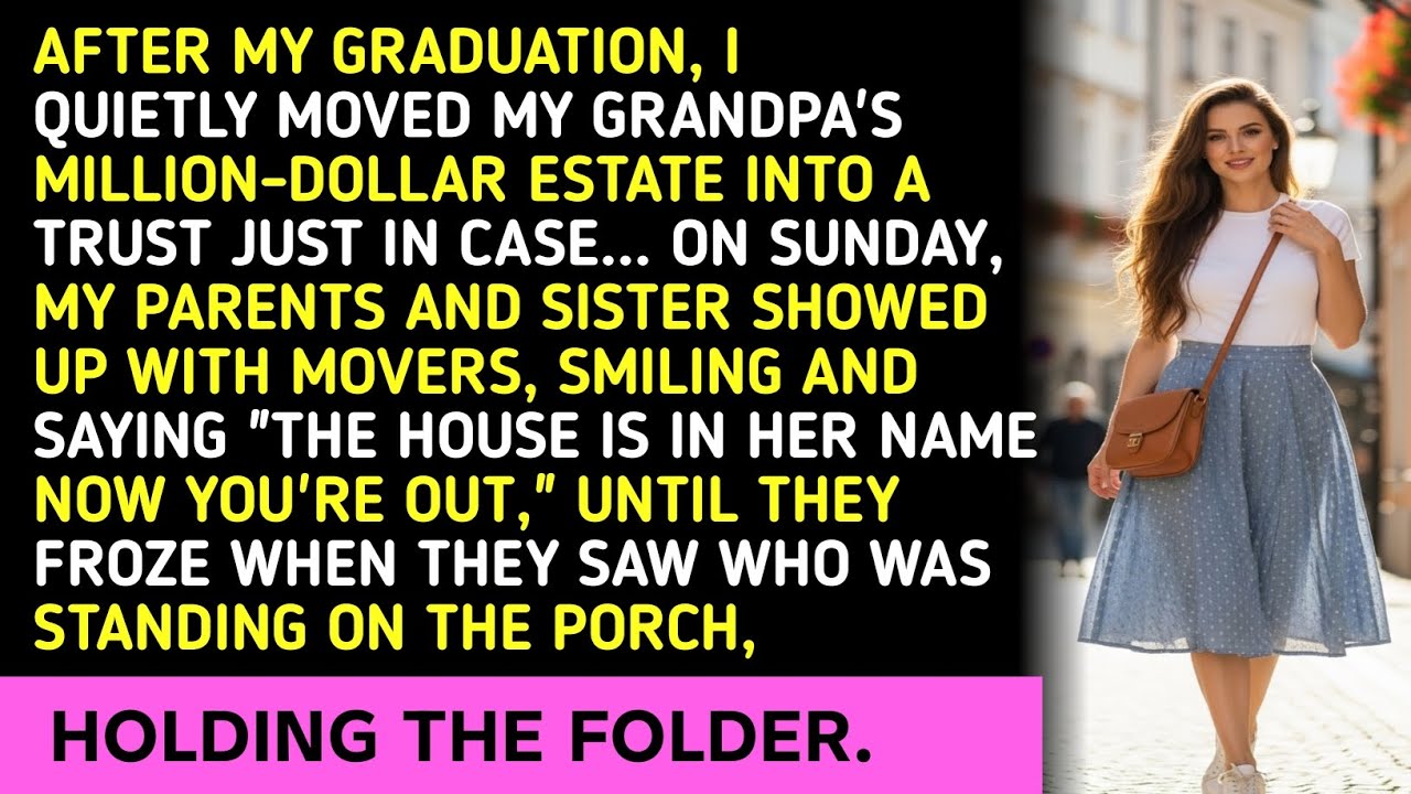 AFTER MY GRADUATION, I QUIETLY MOVED MY GRANDPA'S MILLION-DOLLAR ESTATE INTO A TRUST JUST IN CASE...
