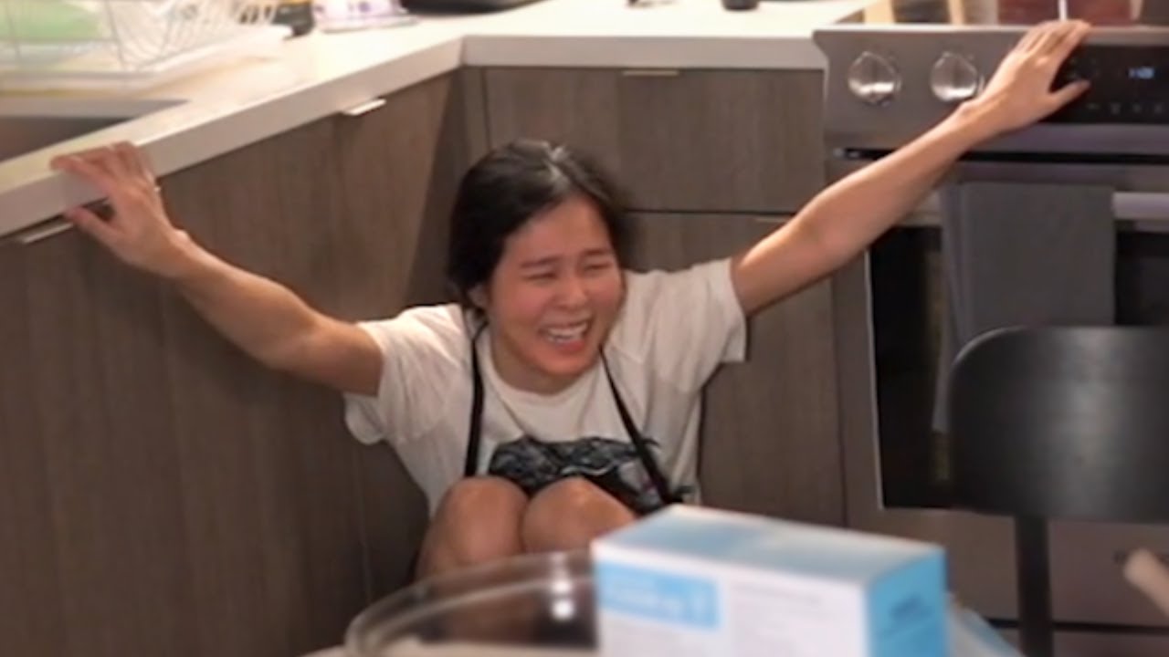 first time in a kitchen