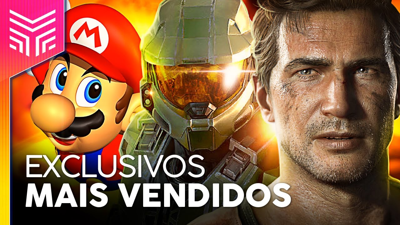 OS EXCLUSIVOS MAIS VENDIDOS DE TODOS OS CONSOLES (ATARI, NINTENDO, SEGA, SONY E XBOX) | Rankeado #30