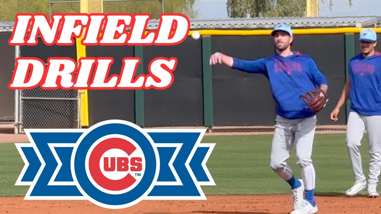 Chicago Cubs Infield Drills from 2025 Spring Training