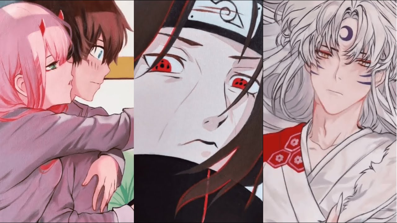 🖌️🎨Art drawing  tiktok compilations  ~ 😍Anime  #233