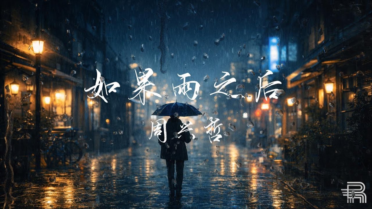 如果雨之后 – 周兴哲｜「夜雨下的孤独旋律」｜【动态歌词 Lyrics】