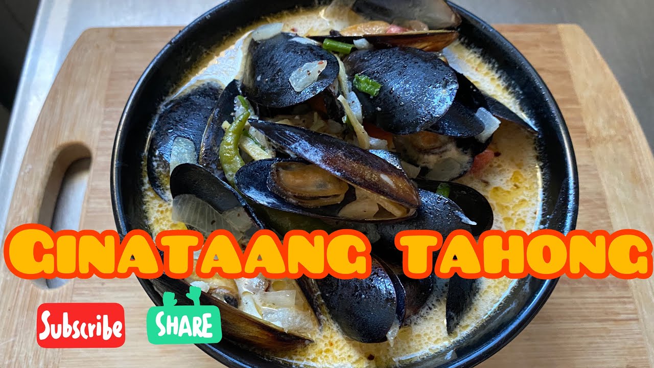 How to cook Ginataang Tahong or Mussel with Coconut Milk