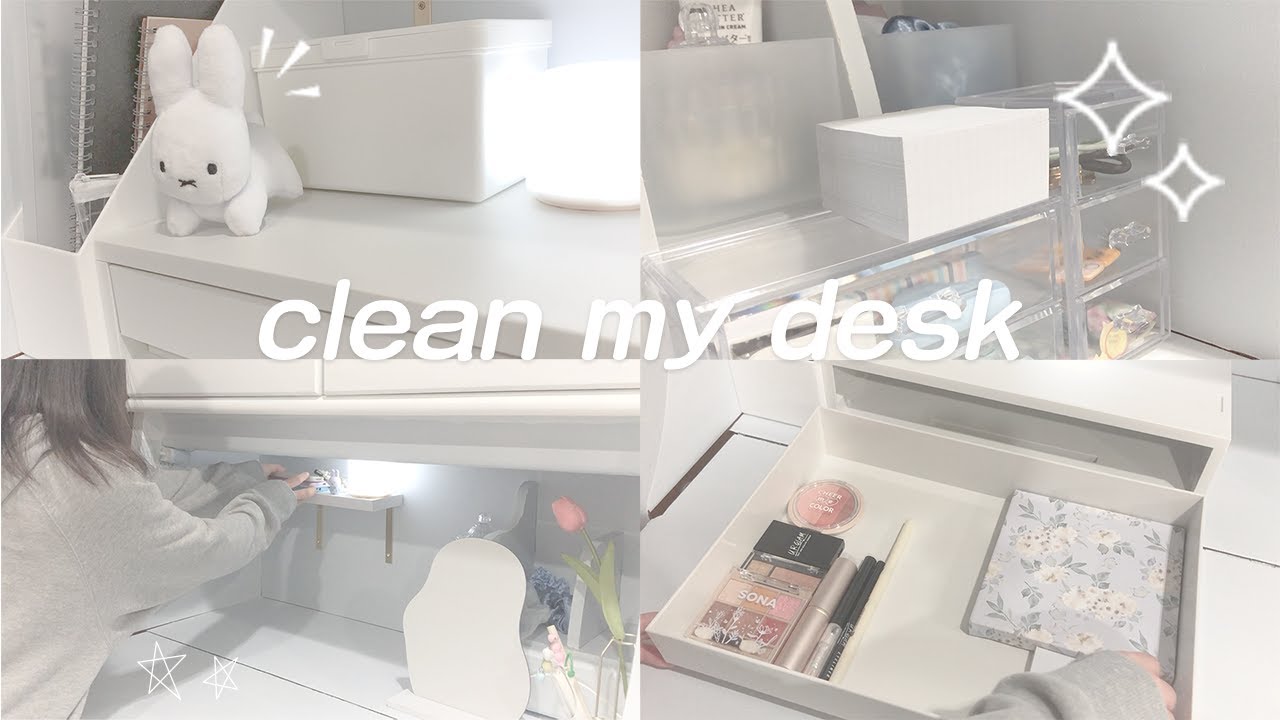 【clean my desk】無印良品の購入品で模様替え／ASMR／収納する音