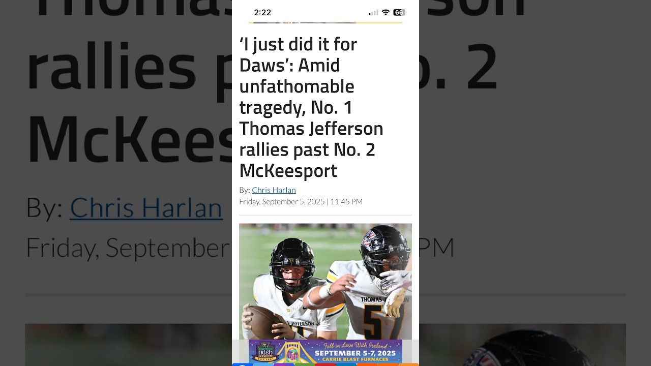 TJ Football 2025 Highlights - Opening video