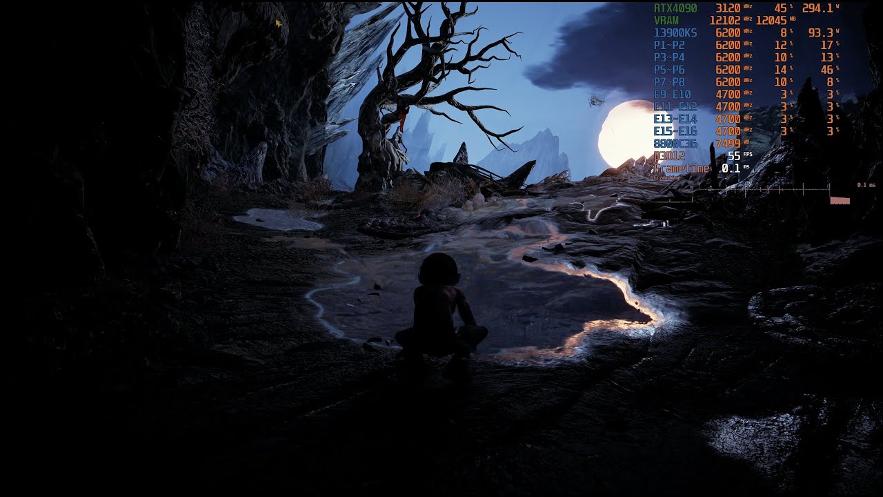 The Lord of the Rings Gollum | 4K & Epic + DLSS | 13900KS 6.2Ghz + RTX 4090 + 8800MT CL36