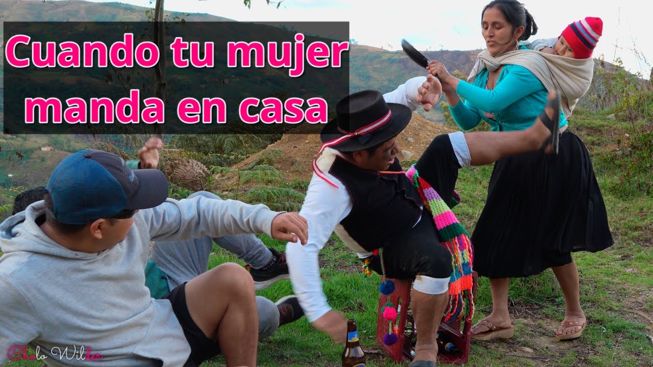 Cuando quieres negar, Que tu mujer manda en casa