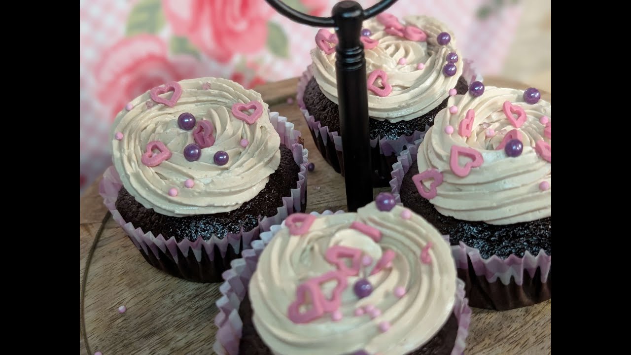 The Perfect Valentine’s Dessert: Super Moist Chocolate Cupcakes with Swiss Meringue Buttercream