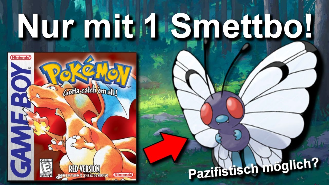 Kann man Pokemon Rot/Blau mit NUR einem SMETTBO durchspielen? (+ So wenig Kämpfe wie möglich)