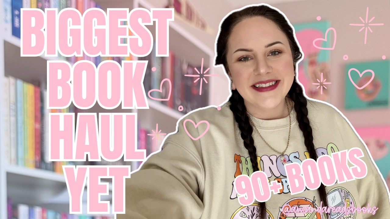 MASSIVE 90+ Book Haul | Used Bookstores, Preorders & UK Editions