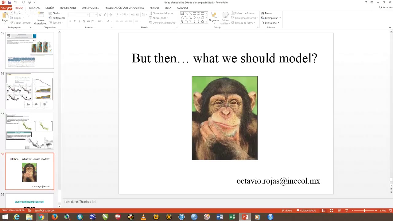 Global Online Seminar #32: Taxonomic Units in Ecological Niche Modelling: Do They Matter?