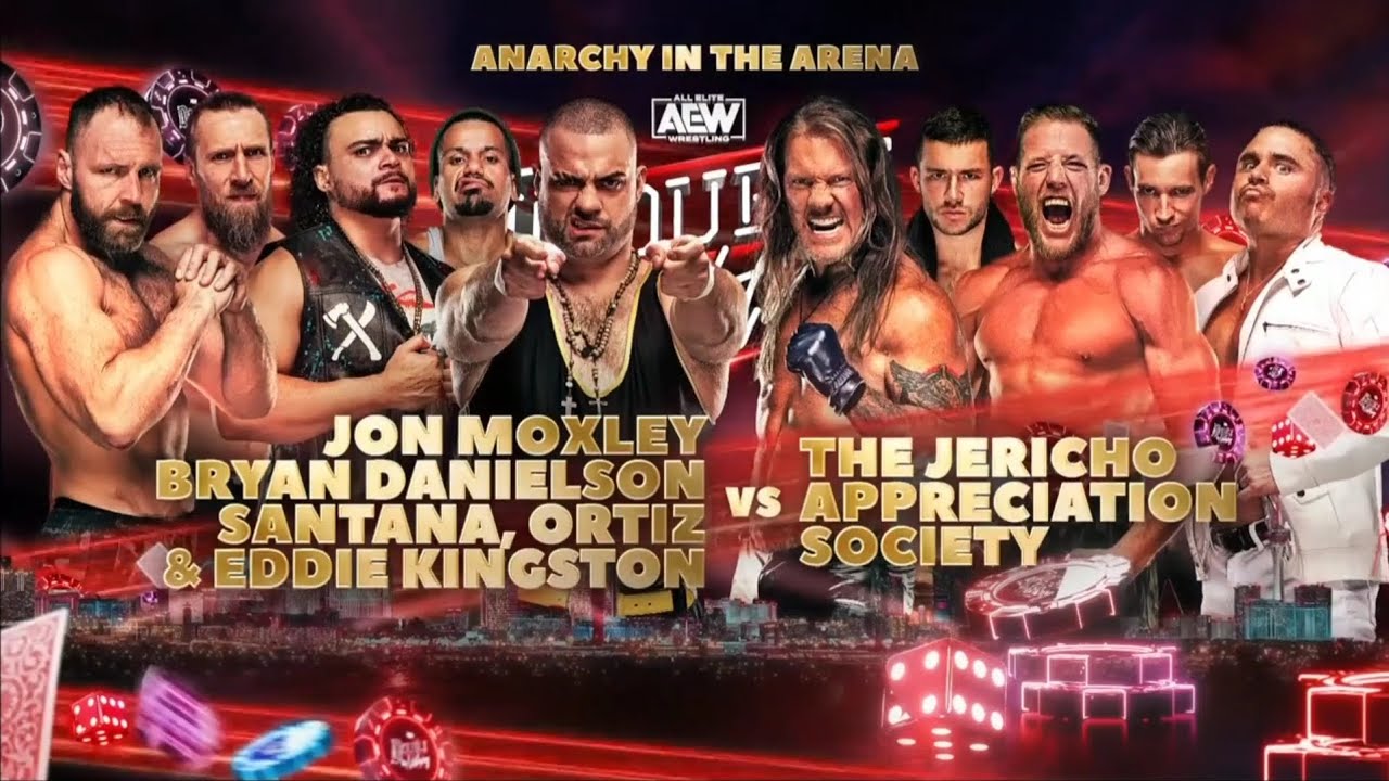 The Jericho Appreciation Society Vs Blackpool Combat Club AEW Double Or Nothing 2022 Highlights