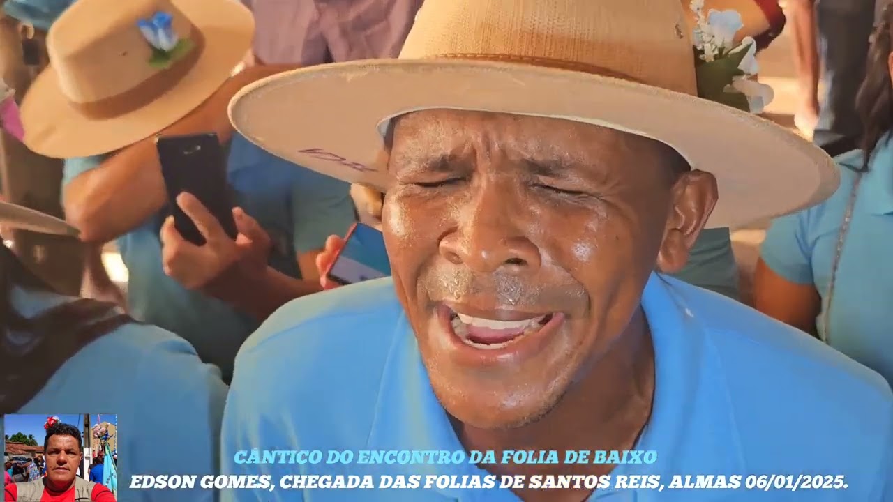 EDSON GOMES, CHEGADA DAS FOLIAS DE SANTOS REIS, ALMAS 06/01/2025.