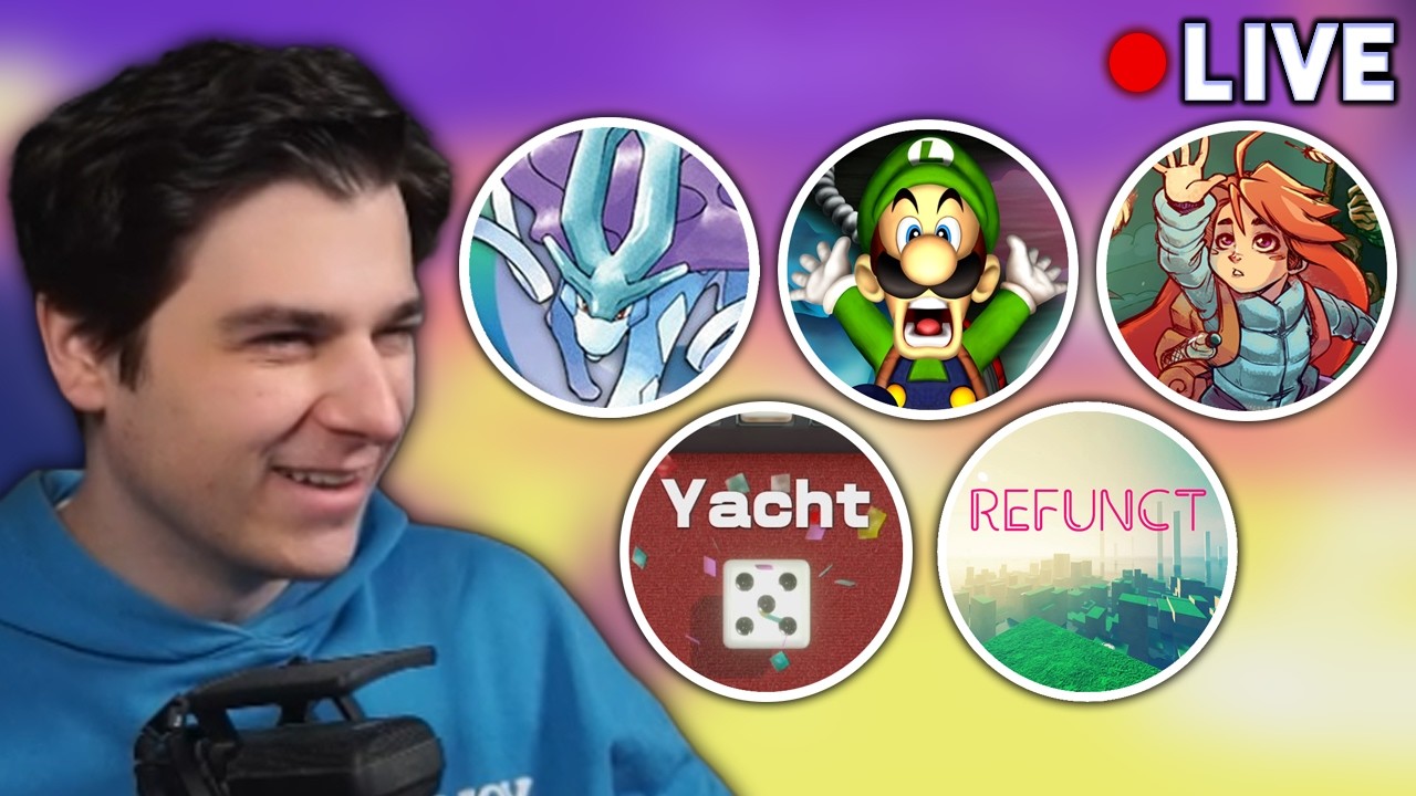 5 Game Randomizer, now with Celeste! (Crystal, Luigi's Mansion, Celeste, Yacht Dice, Refunct)