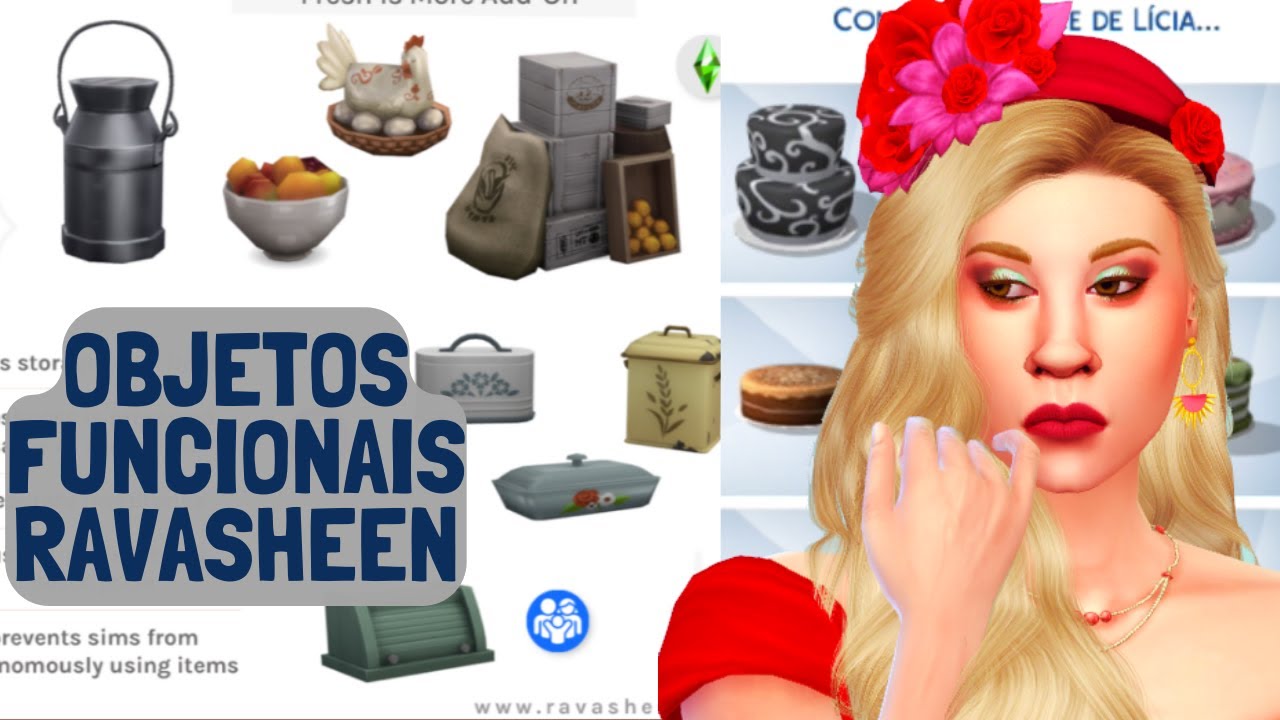 ✨OBJETOS FUNCIONAIS RAVASHEEN | MOD REVIEW | THESIMS 4
