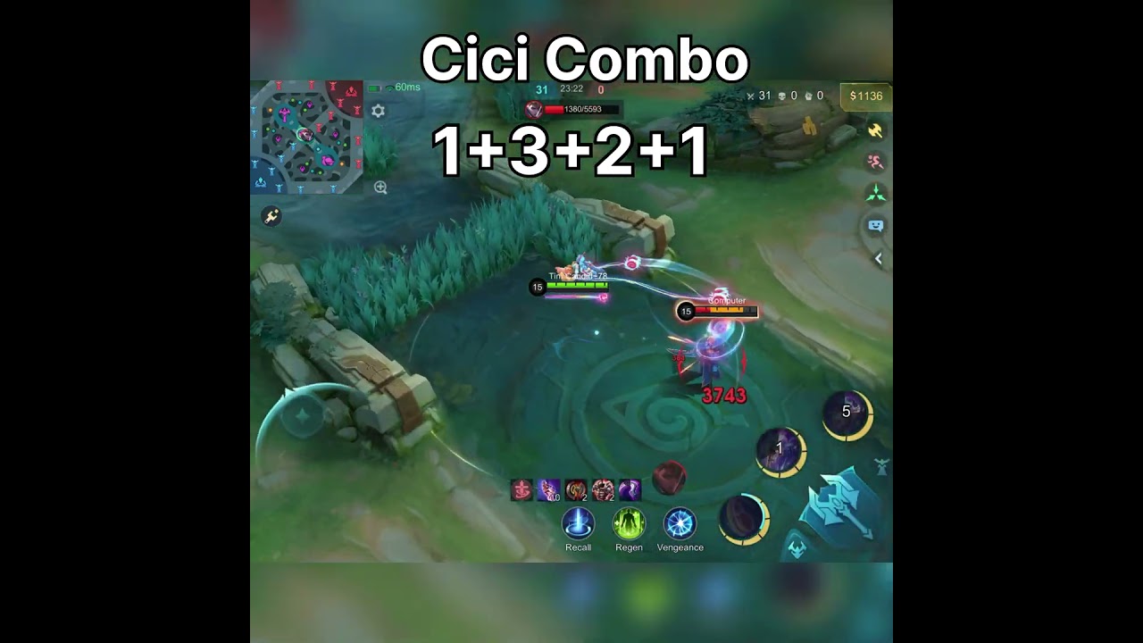 ✅Cici = Buoyant Performer! 🎤 AoE Damage + Mobility Combo | MLBB Shorts #mlbbshorts #mobilelegends