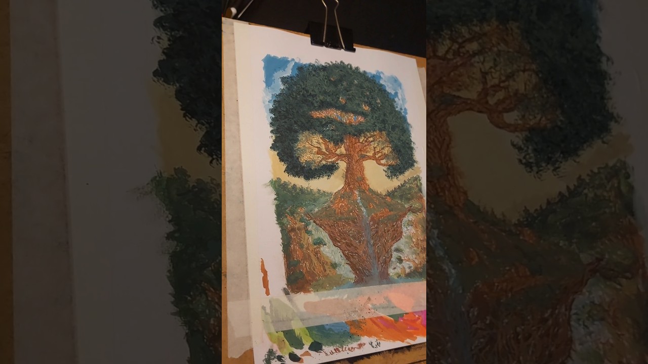 Pintura - Natureza | #eden #coresdanatureza