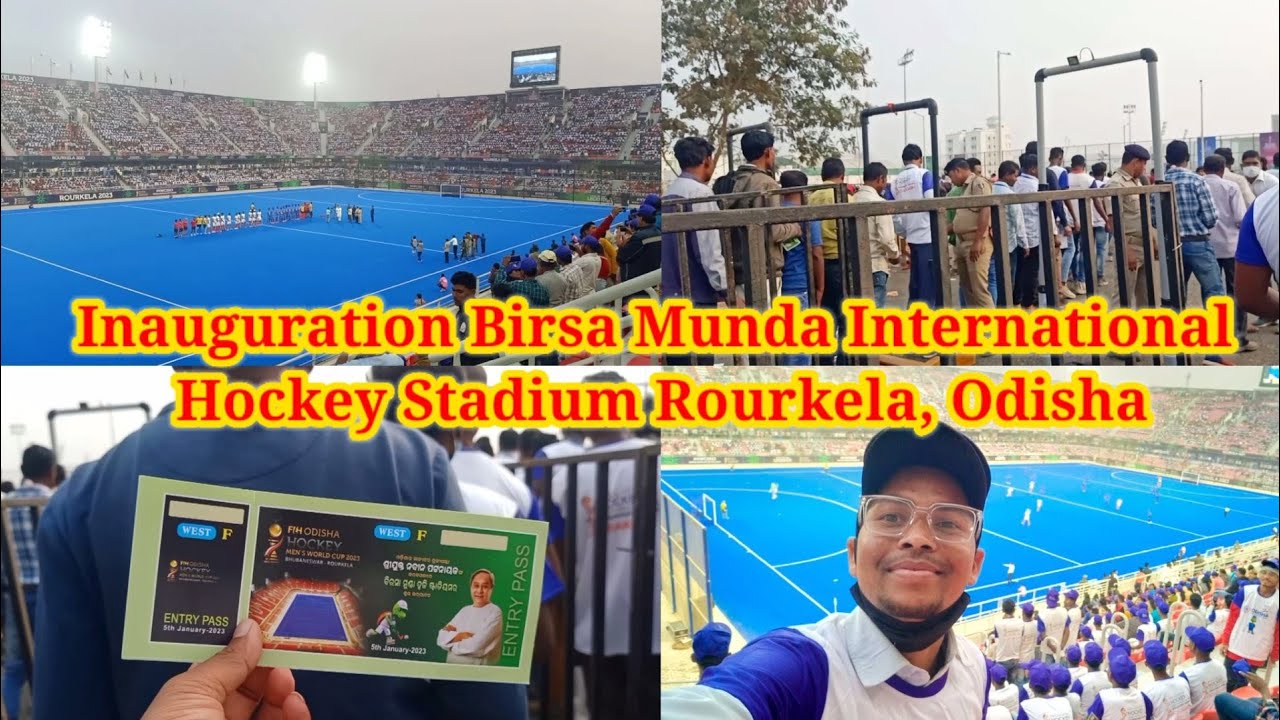 Inauguration Birsa munda international Hockey Stadium Rourkela vlog full video